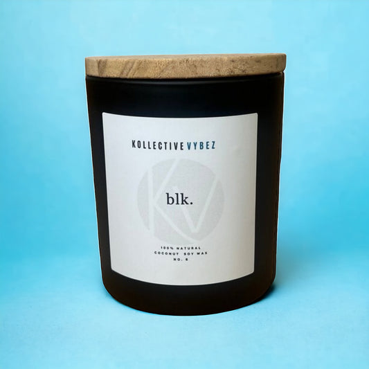 BLK. Coconut Soy wax Candle